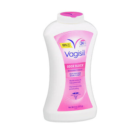 Vagisil, Odor Block Deodorant Powder, 8 Oz Vagisil