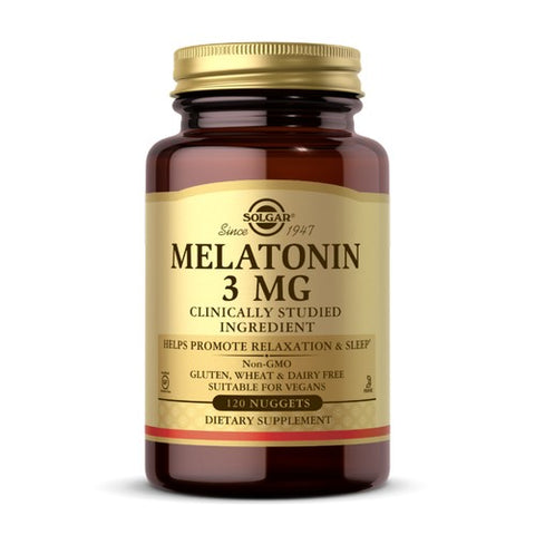 Solgar, Melatonin, 3 mg, 120 Nuggets Solgar