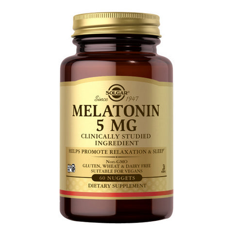 Solgar, Melatonin, 5 mg, 60 Nuggets Solgar