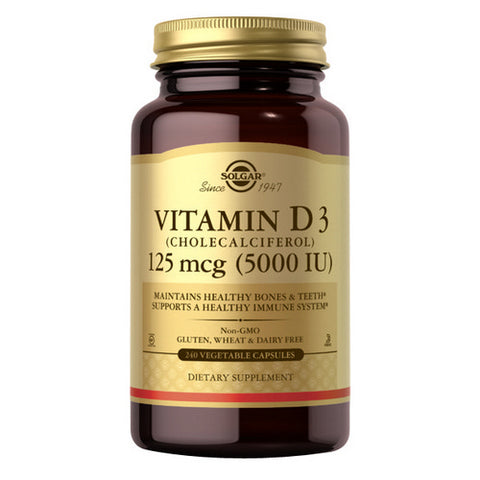 Vitamin D3 (Cholecalciferol) 240 V Caps by Solgar