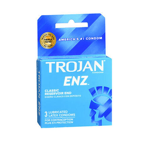 Arm & Hammer, Trojan-Enz Condoms Lubricated Latex, 3 each Trojan