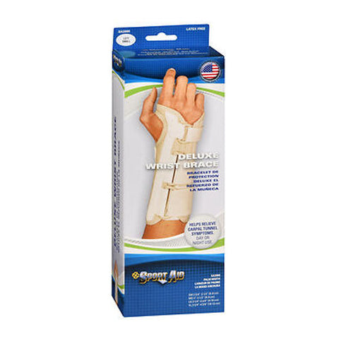 Sport Aid, Deluxe Wrist Brace Left Small, 1 Each Sport Aid