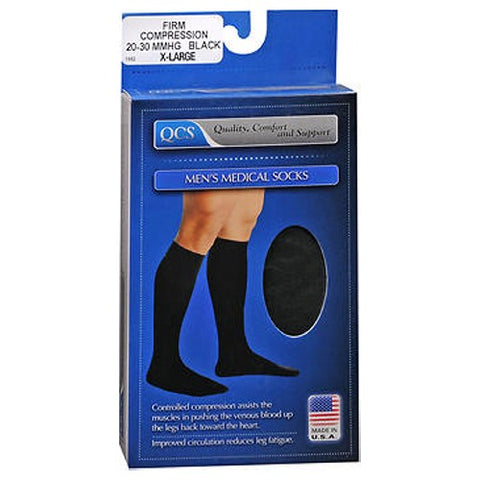 Scott Specialties, Men's Compression Socks Loving Comfort Knee High X-Large Black Closed Toe, 1 Pairs Scott Specialties