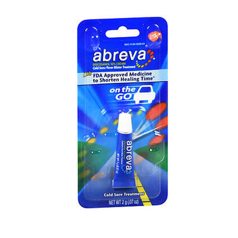 Abreva, Cold Sore Fever Blister Treatment, 2 Grams Abreva