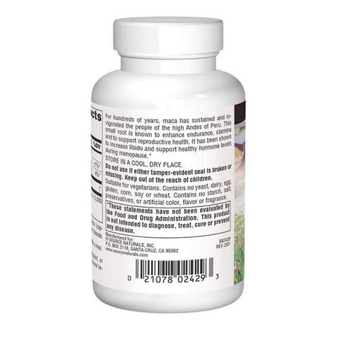 Source Naturals, Maca Lift Vegetarian Capsule, 600 mg, 60 vcaps Source Naturals