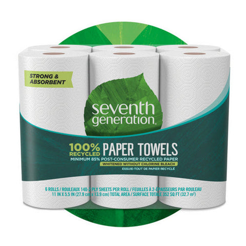 Seventh Generation, Paper Towels 2-ply, 6 Count(Case Of 4) Seventh Generation