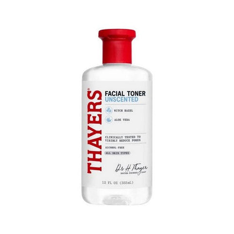 Thayers, Witch Hazel Facial Toner Alcohol-Free Unscented, 12 Oz Thayers