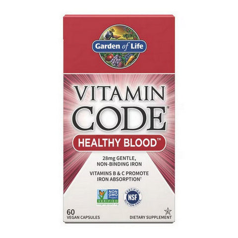 Garden of Life, Vitamin code, Healthy Blood 60 vcaps Garden of Life