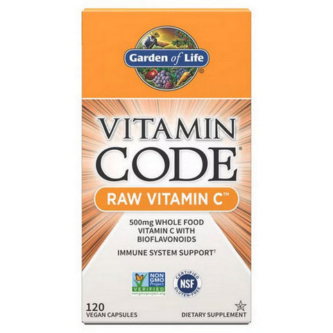 Garden of Life, Vitamin Code Raw Vitamin C, 120 Veg Caps Garden of Life