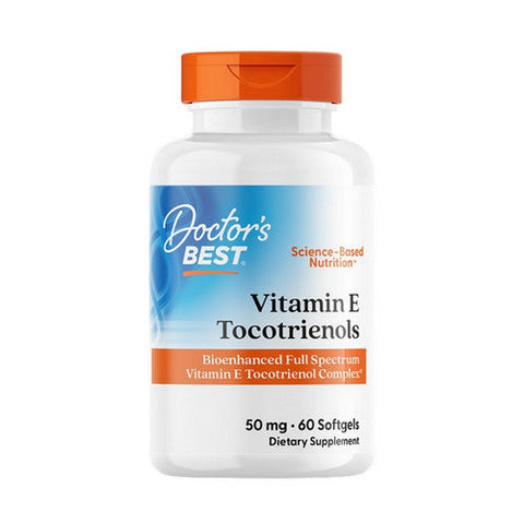 Doctors Best, Tocotrienols with EVNol SupraBio, 50 mg, 60 Soft Gels Doctors Best