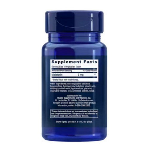 Melatonin 6 Hour Timed Release 60 Veg Caps by Life Extension