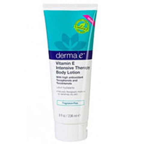 Derma e, Vitamin E Intensive Therapy Body Lotion, Fragrance Free 8 oz Derma e
