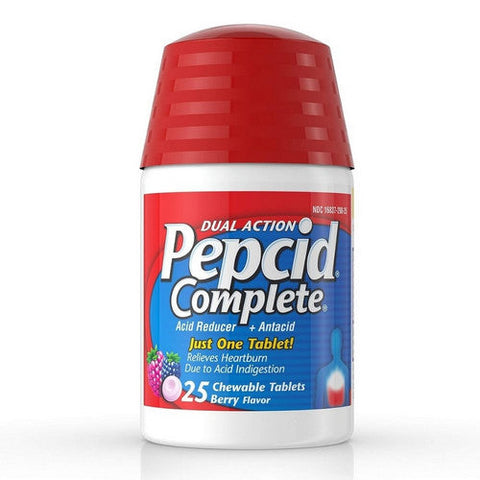 Pepcid, Complete Chewable, Berry Flavor 25 Tabs Pepcid