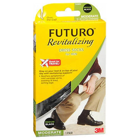 3M, Futuro Revitalizing Dress Socks, for Men 1 each Futuro
