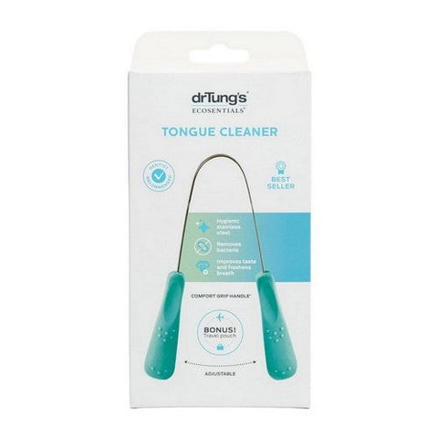 DrTung's, Stainless Steel Tongue Cleaner, 1 CT