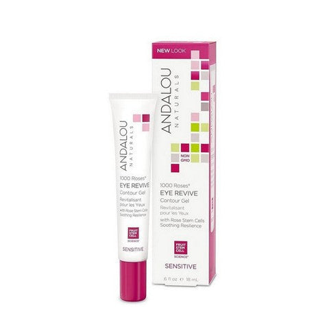 Andalou Naturals, 1000 Roses Eye Revive Contour Gel, 0.6 Oz Andalou Naturals