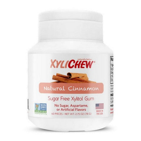 Xylichew, Soft Chewing Gum Cinnamon, 60 Ct