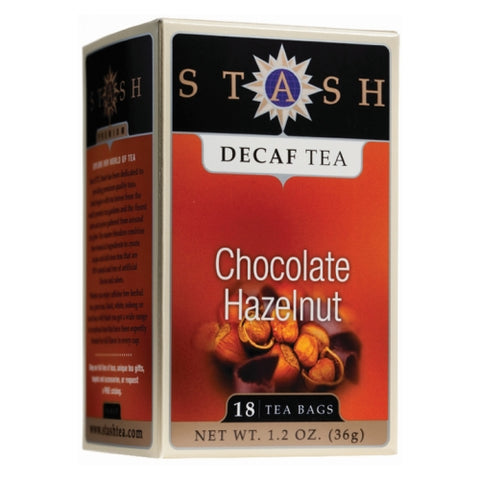 Chocolate Hazelnut Tea Decaffeinated 18 Bags by Stash Tea