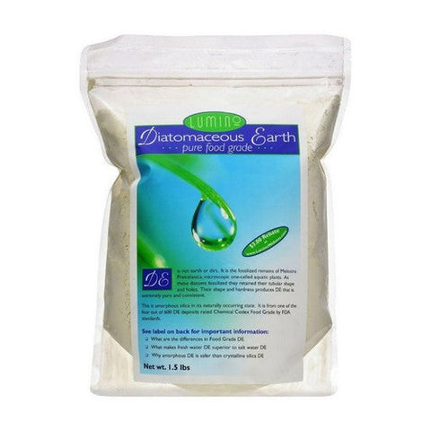 Lumino, Pure Food Grade Diatomaceous Earth, 1.5 Lb