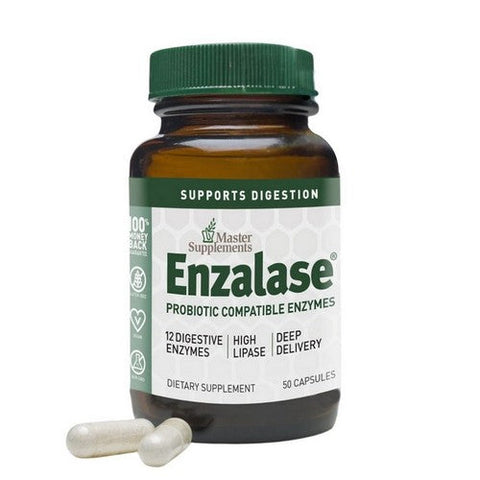 Master Supplements, Enzalase Digestive Enzyme Supplement, 50 Caps Master Supplements