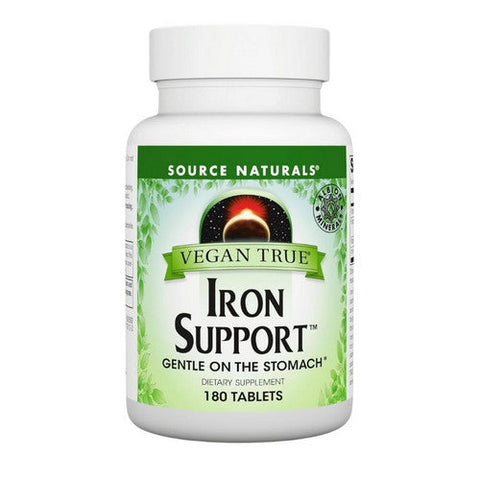 Source Naturals, Vegan True Iron Support, 180 Tabs Source Naturals