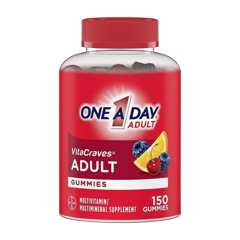 One-A-Day, VitaCraves Adult Multivitamin Gummies, 150 Each