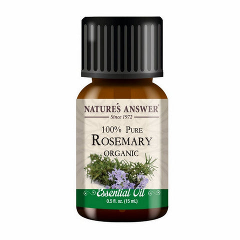 Nature's Answer, Essential Oil, Organic Rosemary 0.5 Oz