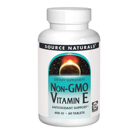 Source Naturals, Vitamin E  Non-GMO, 400 IU, 60 Tabs Source Naturals