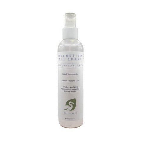White Egret, Magnesium Spray For Sensitive Skin, 8 Oz