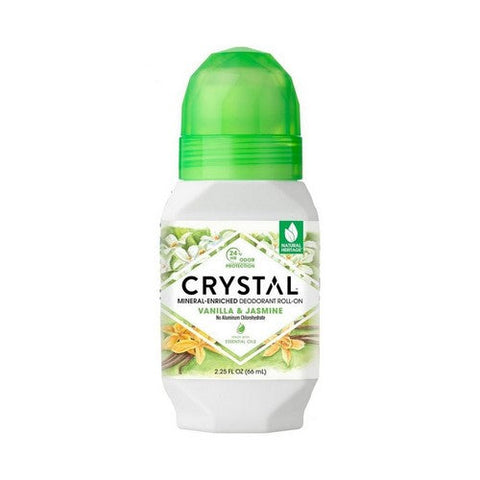 Crystal, Mineral Deodorant Roll On Vanilla Jasmine, 2.25 Oz Crystal