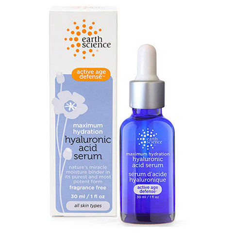 Earth Science, Hyaluronic Acid Serum, 1 Oz Earth Science