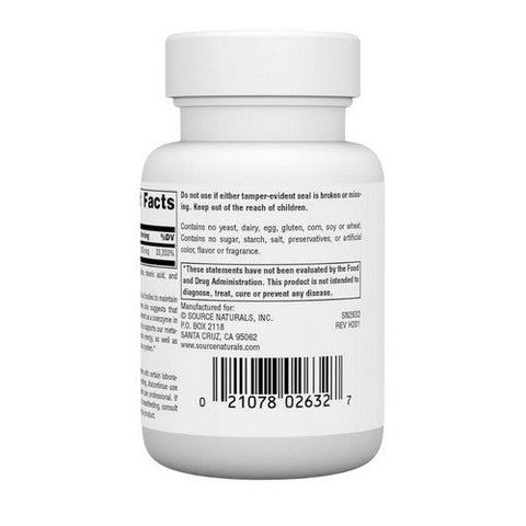 Source Naturals, Biotin, 10000 mcg, 60 Tabs Source Naturals