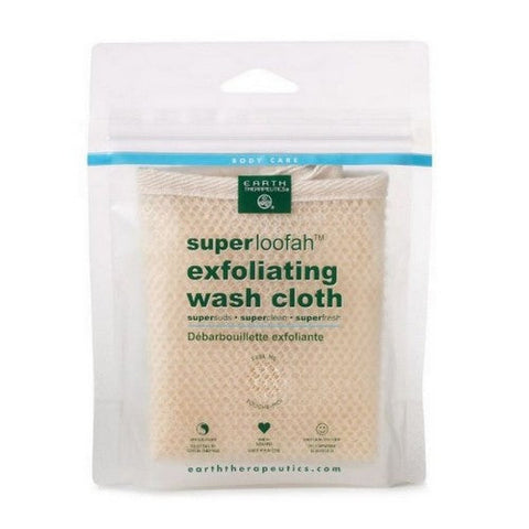 Earth Therapeutics, Super Loofah Exfoliating Cloth, 1 Count Earth Therapeutics