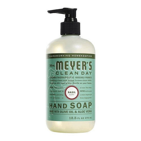 Mrs. Meyer's, Clean Day Hand Wash Basil Scent, 12.5 Oz (Case of 3) Mrs. Meyer's