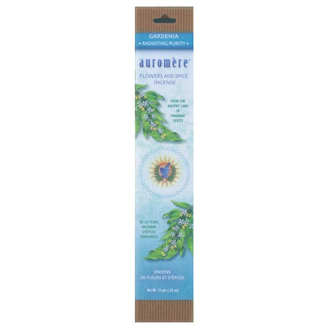 Auromere, Flower & Spice Incense, Gardenia 1 Count Auromere