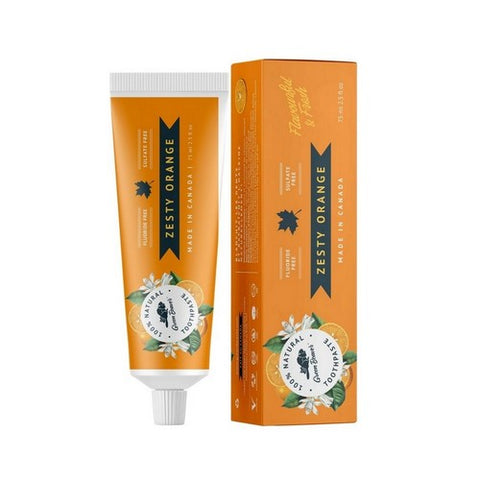 Green Beaver, Natural Toothpaste Zesty Orange, Zesty Orange 2.5 fl oz