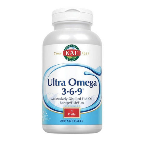 Ultra Omega 3-6-9 200 Softgels by Kal