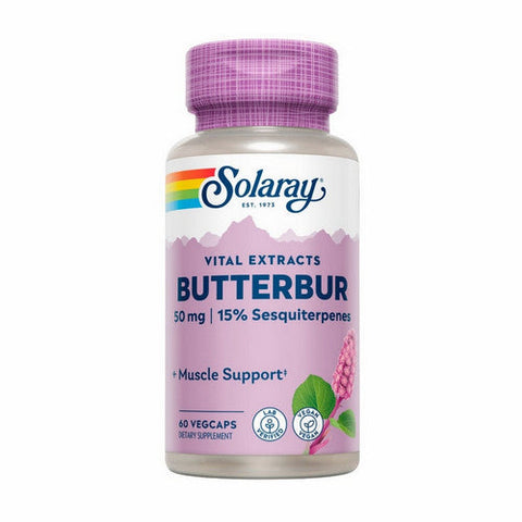 Solaray, Butterbur Extract, 50 mg, 60 Caps Solaray
