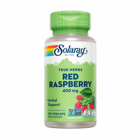 Solaray, True Herbs Red Raspberry, 400 mg, 100 Veg Caps Solaray