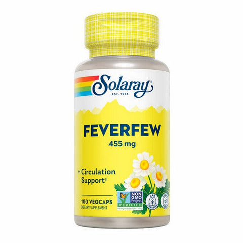 Solaray, Feverfew, 100 Caps Solaray