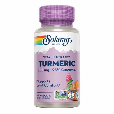 Solaray, Turmeric, 300 Mg, 60 Veg Caps Solaray