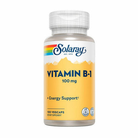 Solaray, Vitamin B-1, 100 mg, 100 Caps Solaray