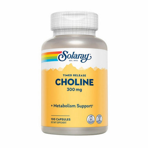 Solaray, Choline, 300 mg, 100 Caps