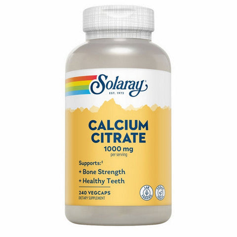 Solaray, Calcium Citrate, 240 Caps Solaray