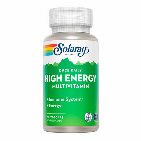 Solaray, Once Daily High Energy Iron-Free, 30 Caps Solaray