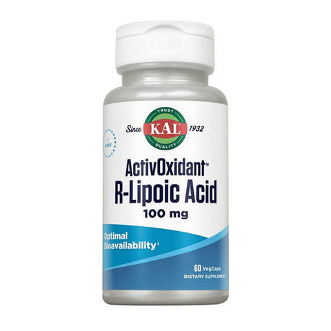 Kal, R-Lipoic Acid, 100 mg, 60 Caps Kal