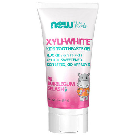 Now Foods, XyliWhite Kid's Toothpaste, Bubblegum 3 oz