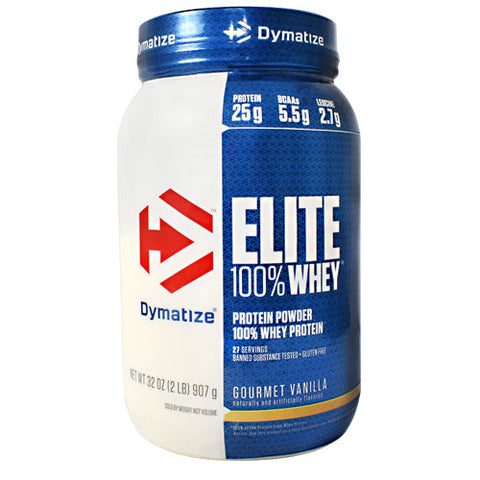Dymatize, Elite Whey Protein, Vanilla 2 lbs Dymatize