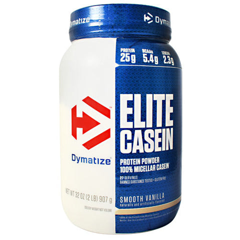 Dymatize, Elite Casein, Vanilla 2 lbs Dymatize
