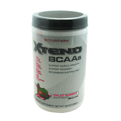 Scivation, XTEND, Fruit Punch 30 serving / 14.70 oz Scivation